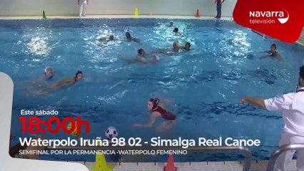 Partido de semifinal Waterpolo Iruña 9802-Simalga Real Canoe