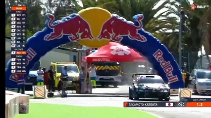 WRC 2025 Islas Canarias SS16 Katsuta Big Slide