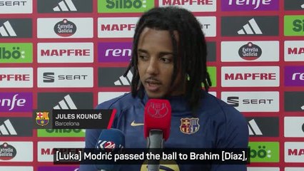 'Where did you pull that from?' - Barcelona stars in awe of Kounde winner