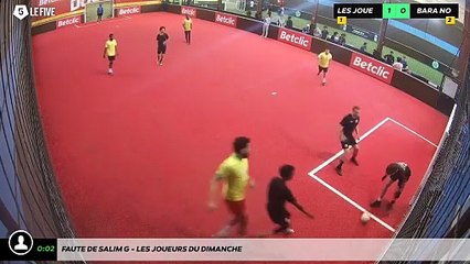 Faute de Salim G - Les joueurs du dimanche
