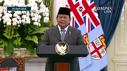 [FULL] Pernyataan Presiden Prabowo & PM Fiji Sitiveni Rabuka usai Bertemu, Sepakati Hal Ini
