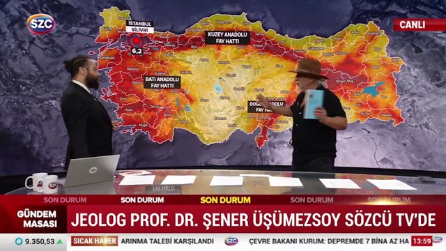 Şener Üşümezsoy SÖZCÜ Tv'de konuşuyor