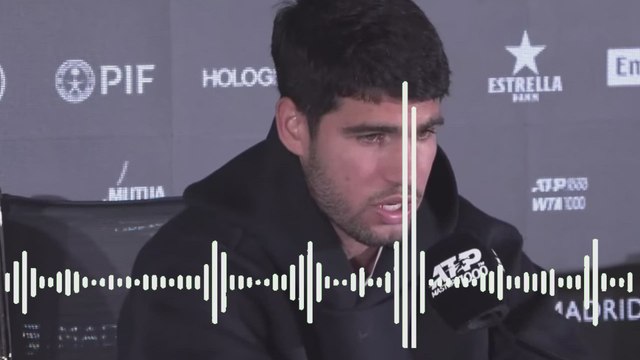 Rueda de prensa completa de Carlos Alcaraz en la Caja Mágica