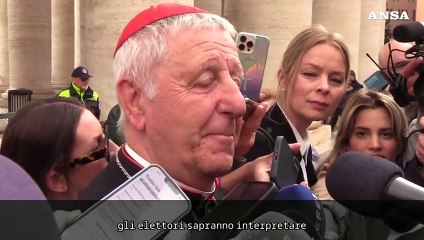 Il cardinale Versaldi: "I votanti sapranno interpretare la volonta' di Dio"