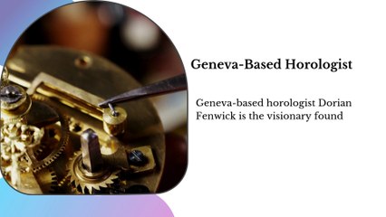 A Brief Introduction About Dorian Fenwick