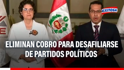 Inscripción indebida a partidos políticos: JNE y RENIEC eliminan pago para proceso de desafiliación