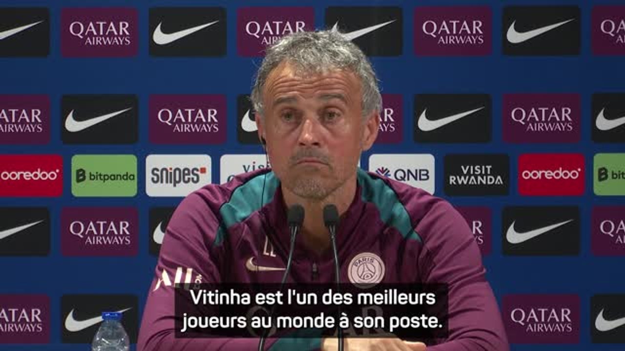 PSG - Luis Enrique : "Vitinha est l'un des meilleurs joueurs au monde à son poste"