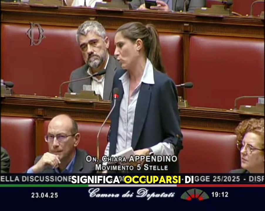 Appendino - Intervento alla Camera dei Deputati (24.04.25)