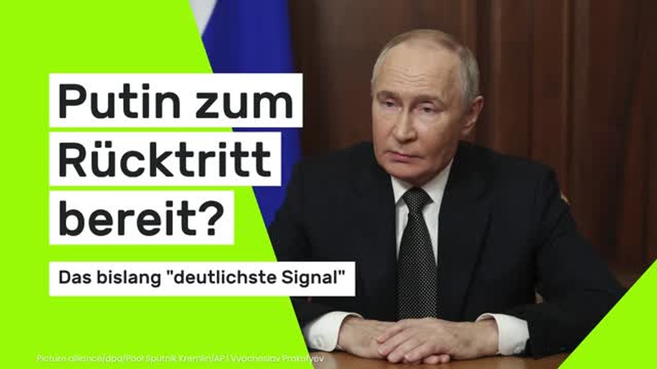 Wladimir Putin: Kremlchef zum Rücktritt bereit?
