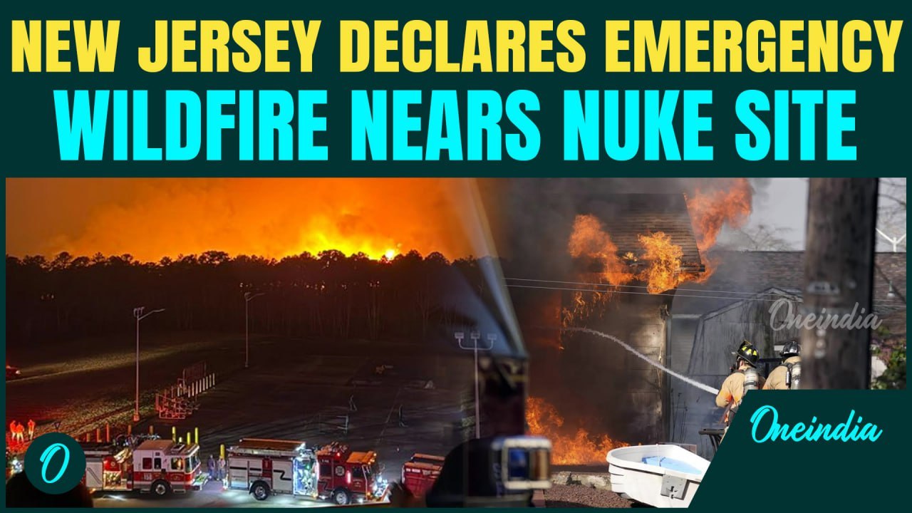 Breaking: Another Massive Wildfire In USA| US Nukes In Danger As 11000 Acres Burns In New Jersey