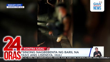 Tsinong nagbebenta ng baril na paso ang lisensya, huli | 24 Oras