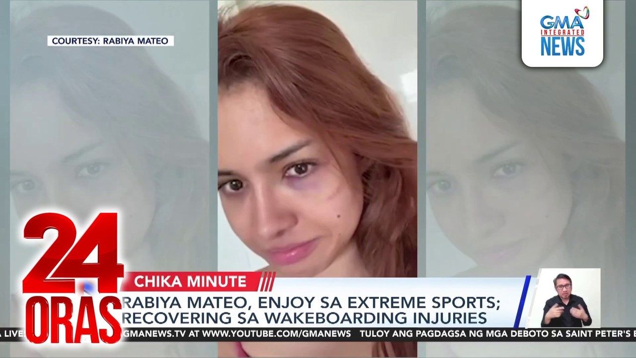 Rabiya Mateo, enjoy sa extreme sports; recovering sa wakeboarding injuries | 24 Oras