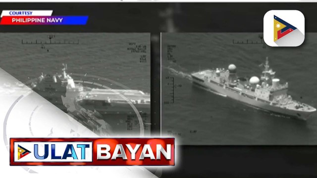 Shandong aircraft carrier at iba pang barkong pandigma ng Tsina, namataan sa loob ng archipelagic waters ng Pilipinas