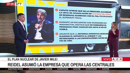 📢 CAPUTO PROMETIÓ ANTE INVERSORES QUE HABRÁ REFORMA IMPOSITIVA