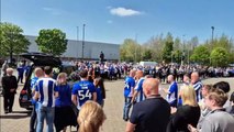 Funeral for Wigan Athletic fan Darren Orme