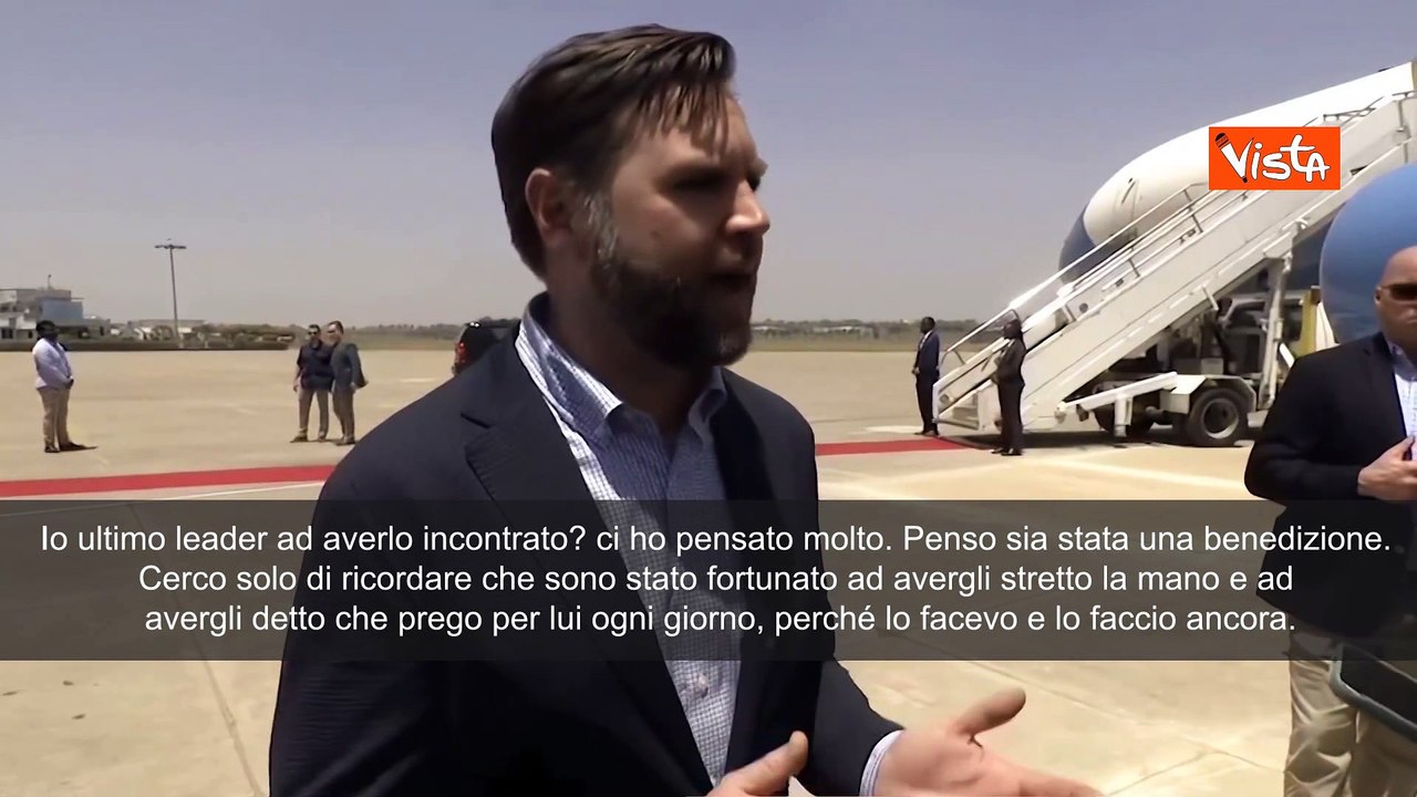 Jd Vance su Papa Francesco: Una benedizione essere stato l'ultimo leader ad averlo incontrato