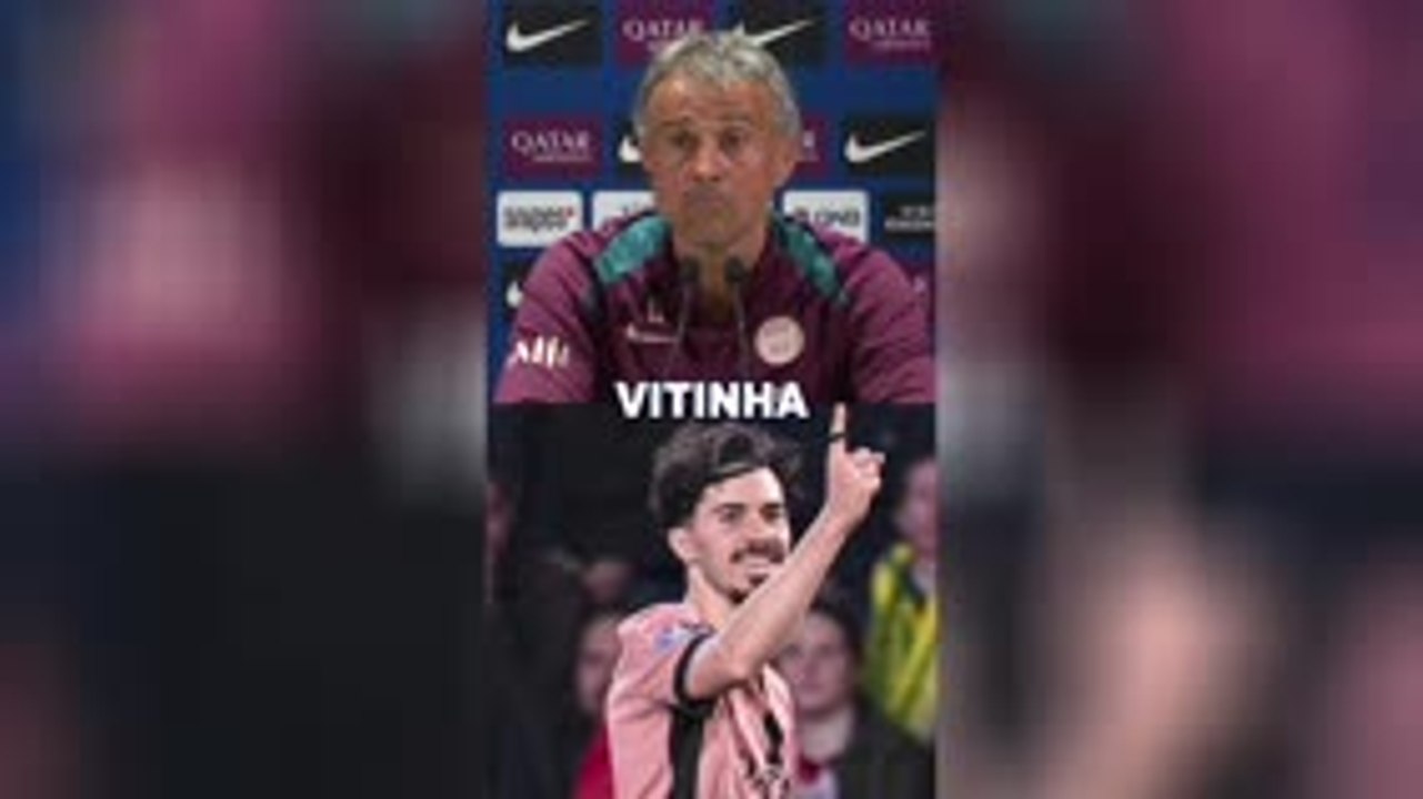 PSG - Luis Enrique : "Vitinha est l'un des meilleurs joueurs au monde à son poste"