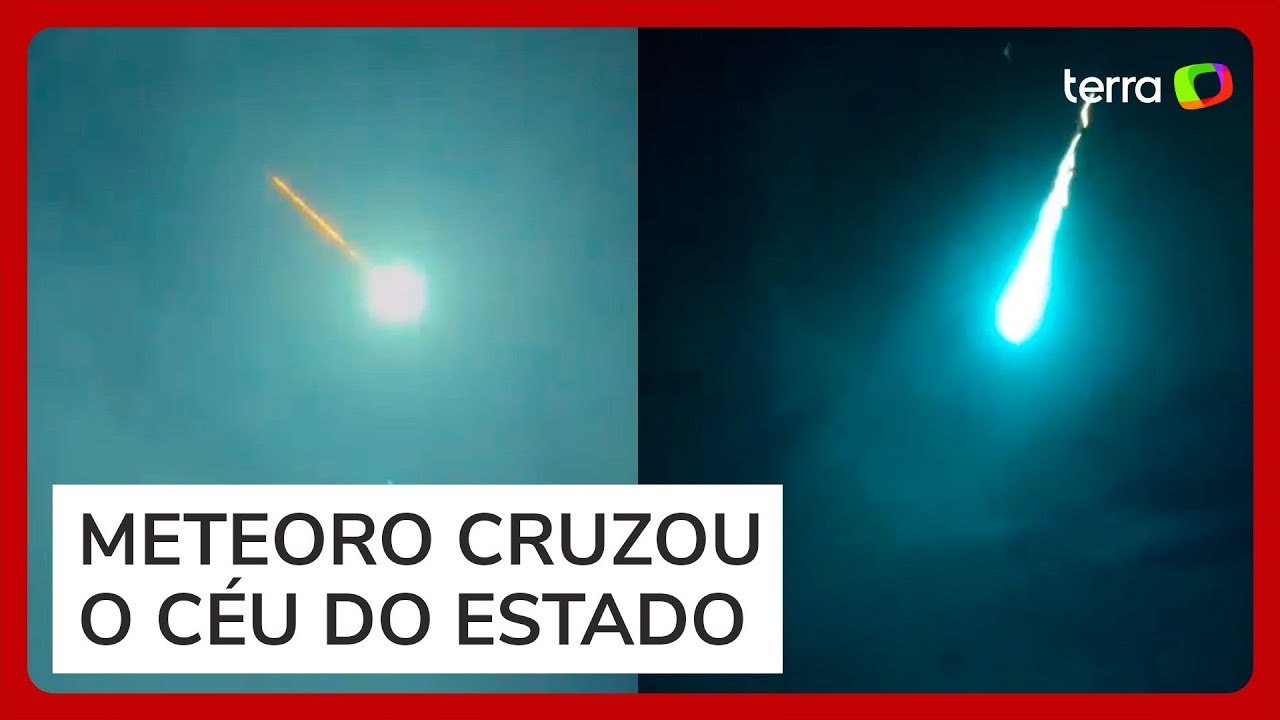 Meteoro explode e ilumina o céu de Santa Catarina - Vídeo Dailymotion