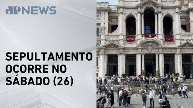Basílica Santa Maria Maggiore se prepara para funeral do papa Francisco