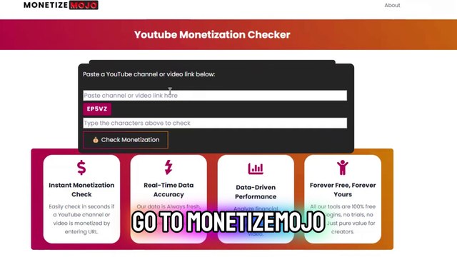 Monetize Mojo | YouTube Monetization Checker Tool