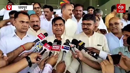 एनएसयूआई जिलाध्यक्ष की गिरफ्तारी पर डीजीपी ऑफिस में कांग्रेस का धरना, सीकर एसपी पर भड़के डोटासरा