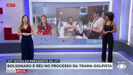 Réu por tentativa de golpe, Bolsonaro é intimado pelo STF na UTI após live