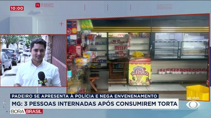 Padeiro nega envenenamento em torta vendida em padaria de BH