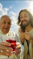 Con Inteligencia Artificial simulan un emotivo encuentro entre el papa Francisco y Jesús   
