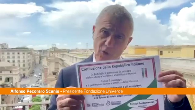 25 aprile, Pecoraro Scanio “Rilanciamo nuovo articolo 9 Costituzione