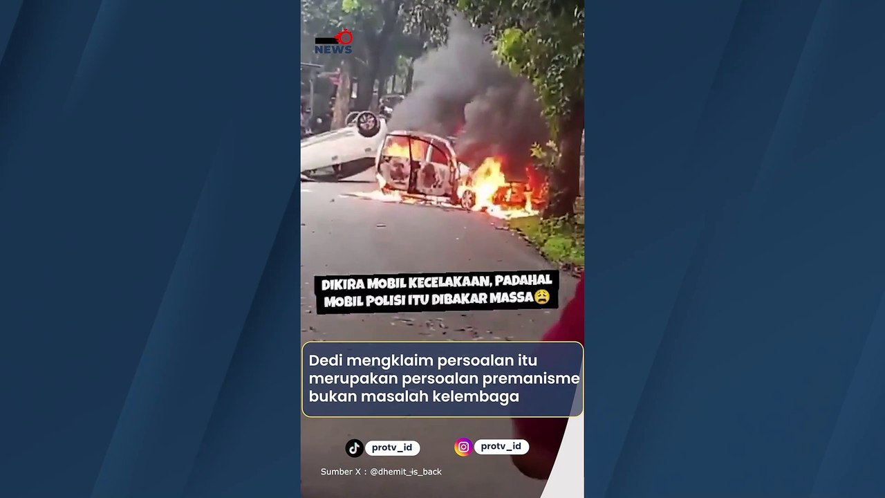 Buntut Kasus Pembakaran Mobil Polisi, Dedi Mulyadi Bakal Panggil Ormas Se-Jawa Barat