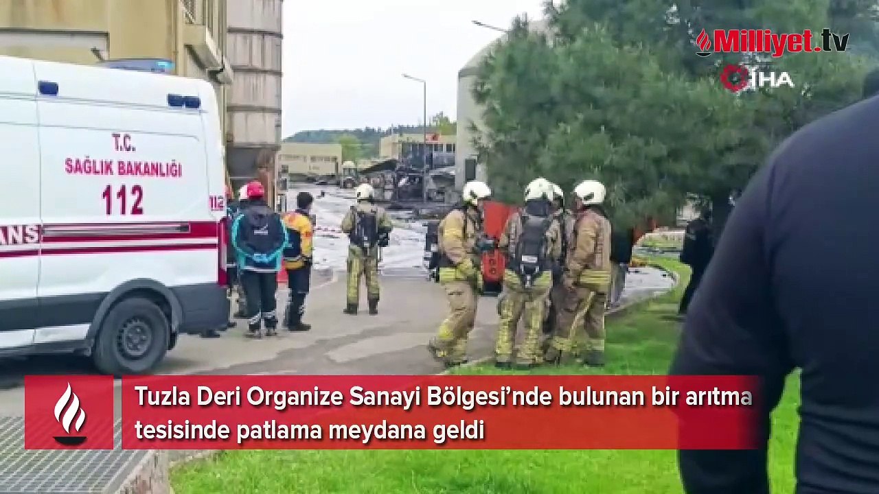 Tuzla'da Deri Organize Sanayi Bölgesi’nde patlama!