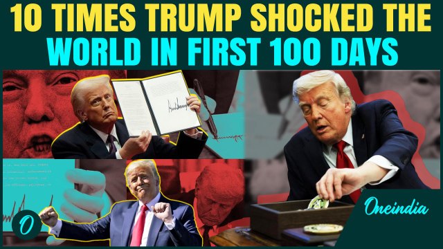 Trump’s 100 Days of Chaos: 10 Times he Sent Shockwaves |‘Drill Baby, Drill’ to ‘Flirting with WWIII’