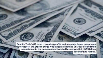 Elon Musk's Wealth Skyrockets By Billions As Tesla Stock Rallies After Billionaire CEO Steps Back From DOGE