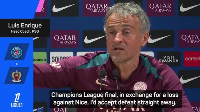 Reaching the Champions League final more important than going unbeaten - Enrique