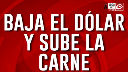 Insólito: el dólar baja y la carne sigue aumentando