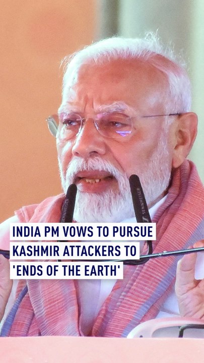 India PM vows to pursue Kashmir attackers to 'ends of the Earth'