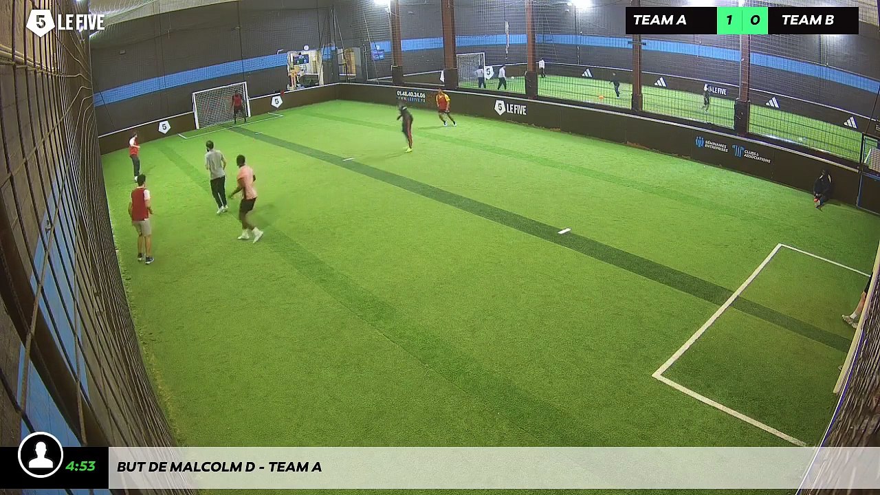 But de Malcolm D - Team A
