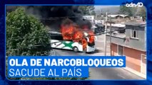 Ola de narcobloqueos sacude al país. Michoacán, Jalisco y Guanajuato fueron los Estados afectados