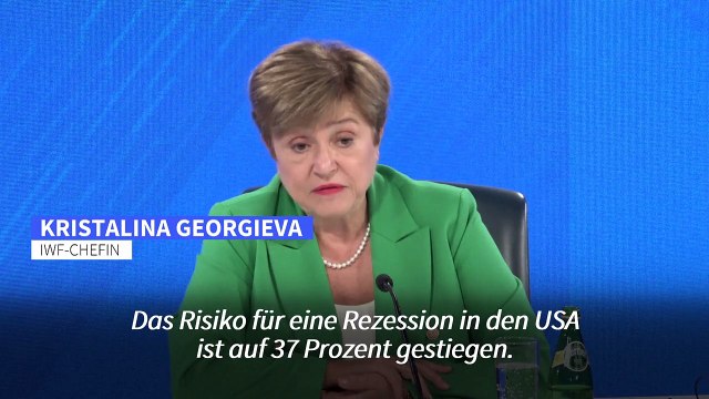IWF: Risiko für Rezession in den USA bei 37 Prozent