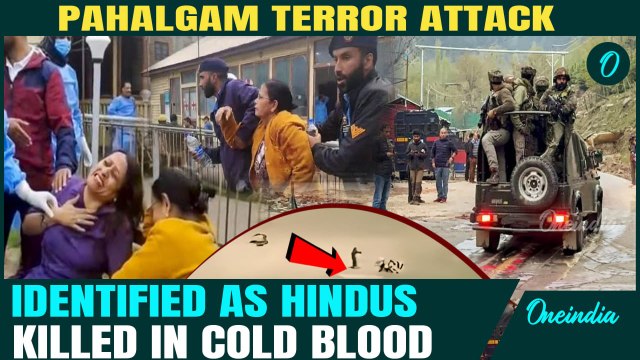 Hindu Tourist Massacre | Pahalgam Horror: Terrorists Executed Tourists After Faith Check