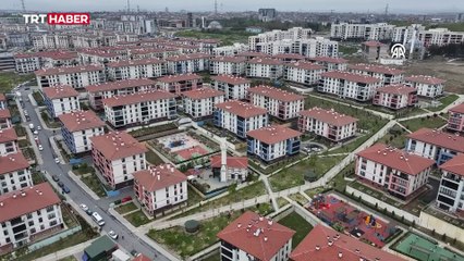 Kentsel dönüşümle yenilenen evlerde oturanlar geceyi güvenle geçirdi