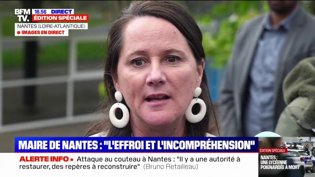 L'effroi et l'incompréhension sont sur toutes les lèvres : la maire de Nantes réagit à l'attaque au couteau dans un lycée
