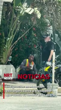 Un trabajador se resguardaba del sol en una acera para comer, cuando un extranjero estadounidense lo corrió del lugar. El acto fue grabado y difundido en redes, donde usuarios lo calificaron como clasista y xenófobo.