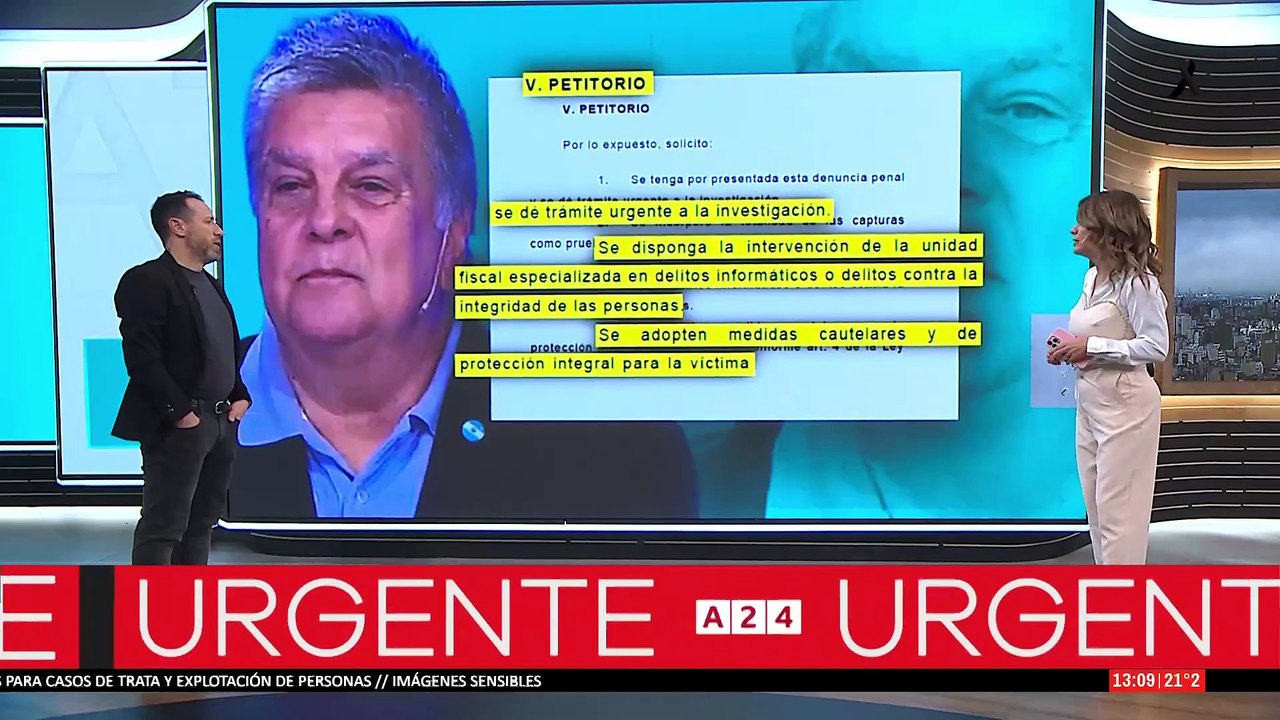 📢 LAS AMENAZAS A LUIS VENTURA: DENUNCIA EN LA JUSTICIA