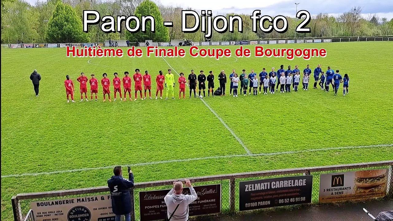 PARON - DIJON en Coupe de Bourgogne le 21 04 2025