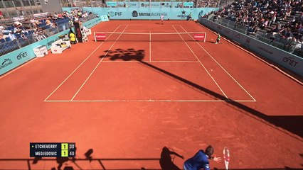 ETCHEVERRY VENCE A MEDJEDOVIC EN ÉPICA BATALLA DE MÁS DE TRES HORAS EN EL MADRID OPEN - MH SPORTS