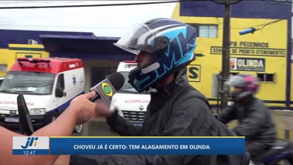 Choveu já é certo: Tem alagamento em Olinda