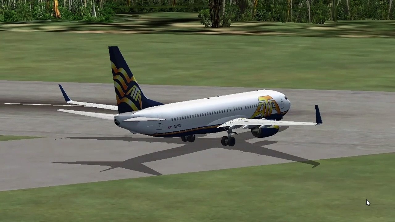 FSX in Boeing 737-800 | ATA Airlines For Airport
