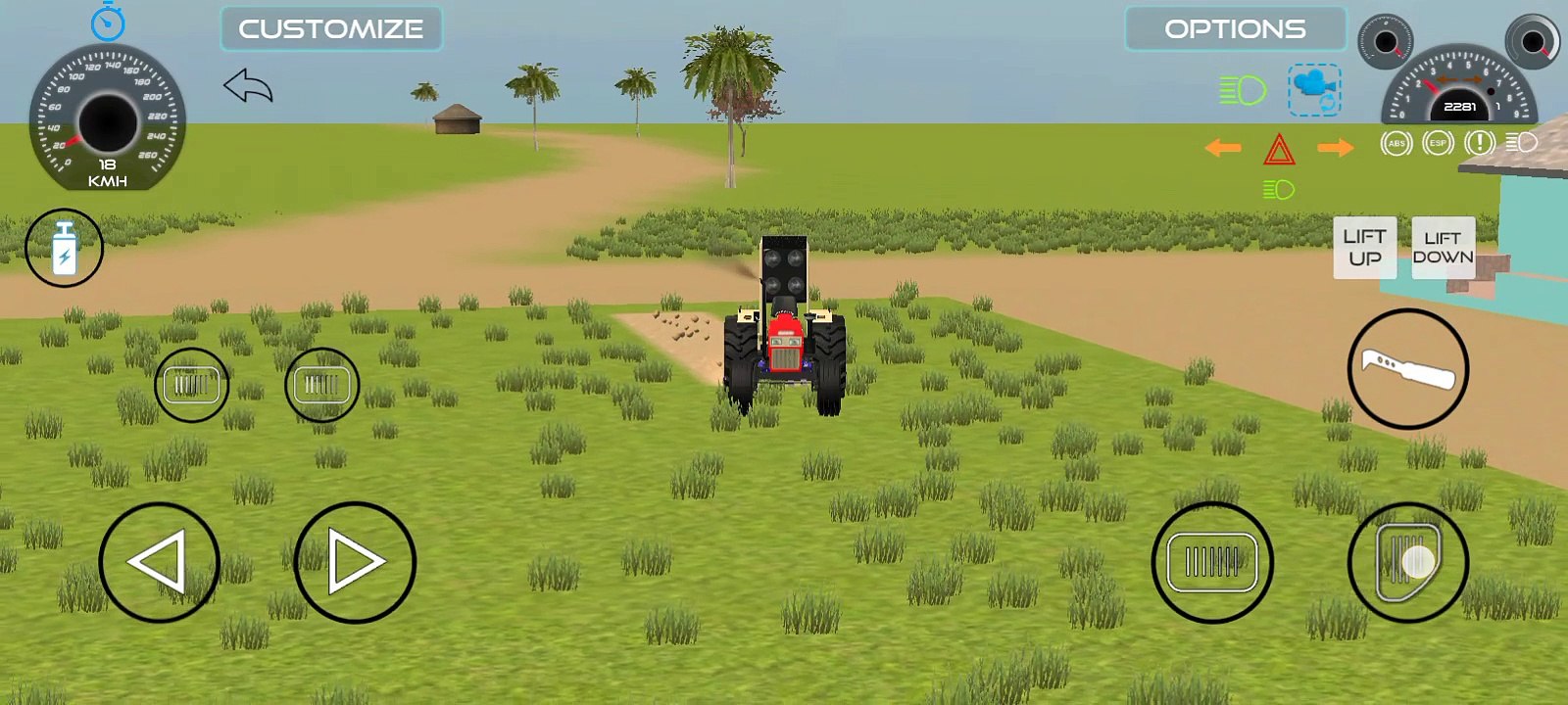Tractor game play