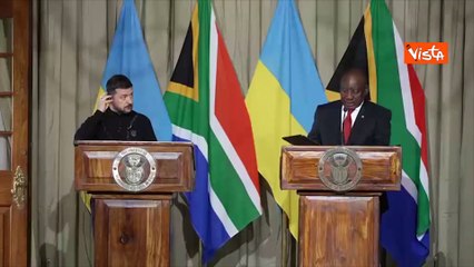 Zelensky in Sudafrica, visita più breve dopo gli attacchi a Kiev